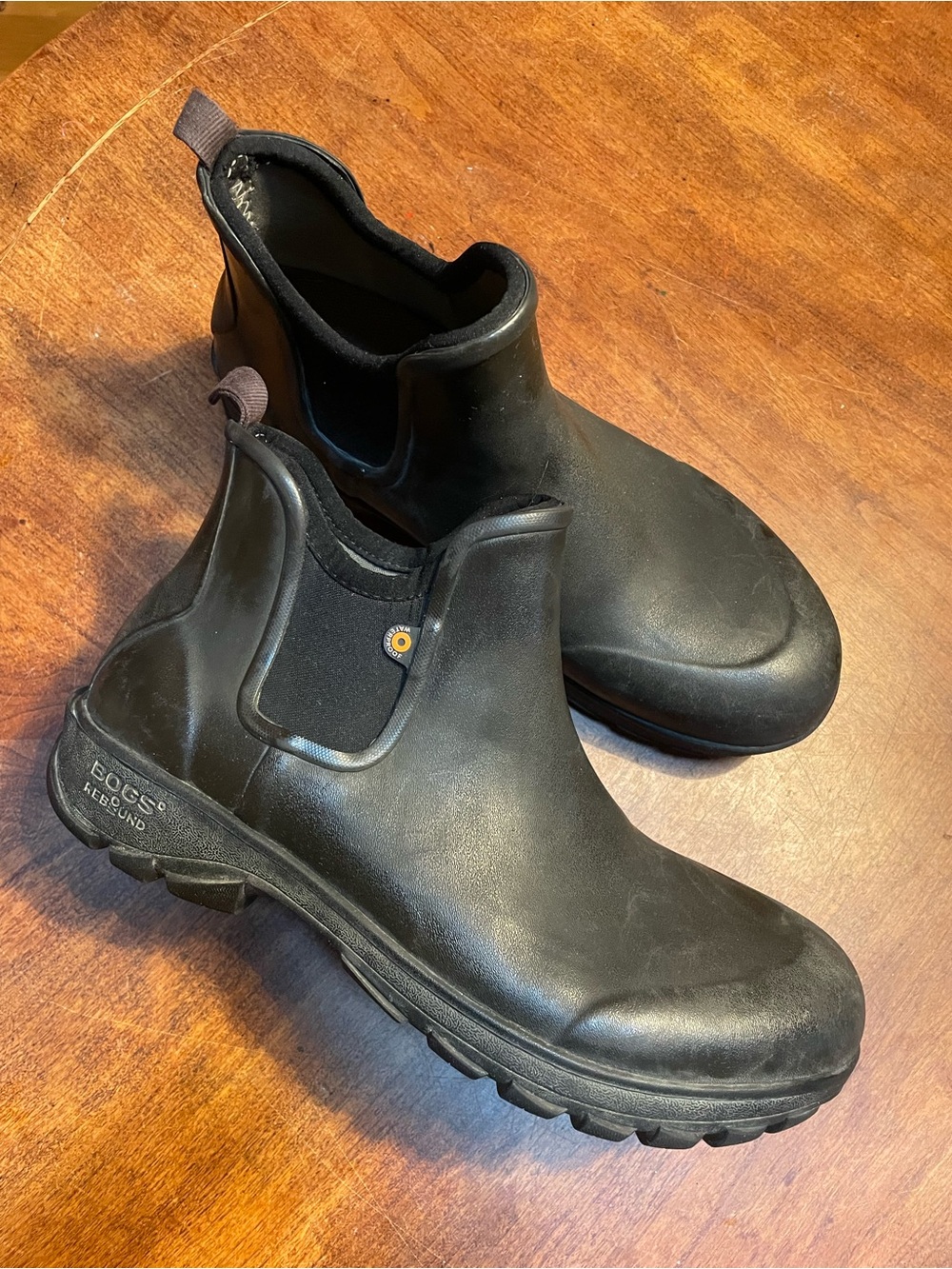 Bogs Men's Sauvie Black slip on boots